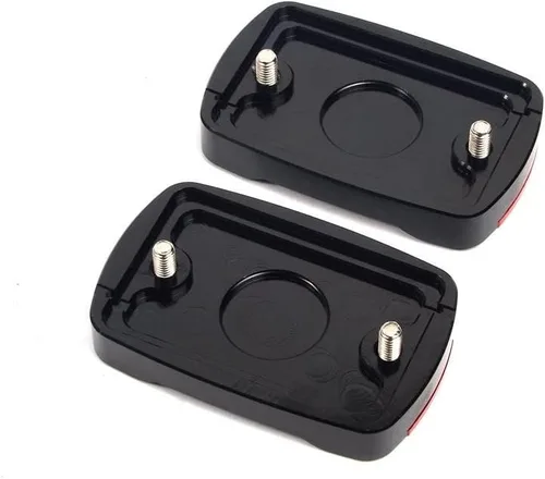 Vista 4 de QQLADY M - 2 piezas de aluminio para motocicleta cubierta de depósito de líquido delantero para Yamaha para Xmax 300 para Xmax300 2017 2018 2019 B