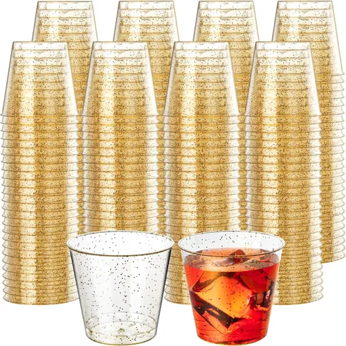 Vista 12 de Byvivace 1000 unidades de vasos de chupito de 1 oz de plástico duro transparente - Mini vasos de chupito para Tequila, Whisky, Vodka y Licor, Vaso