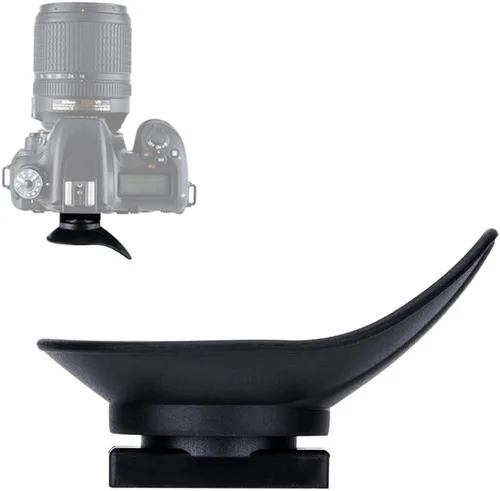 Vista 6 de JJC Visor ocular ovalado para Nikon D7500 D7200 D7100 D7000 D5600 D5500 D5300 D3500 D3400 D780 D750 D610 D90 D80 y Mor. E, 360° Diseño giratorio que