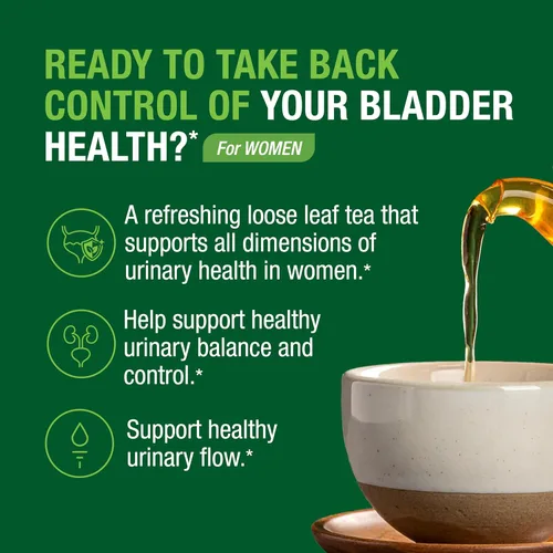 Vista 3 de Bell Té de Control de Vejiga para Mujeres - Un té de hierbas especial para ayudar a apoyar el equilibrio y el control urinario saludables - Té