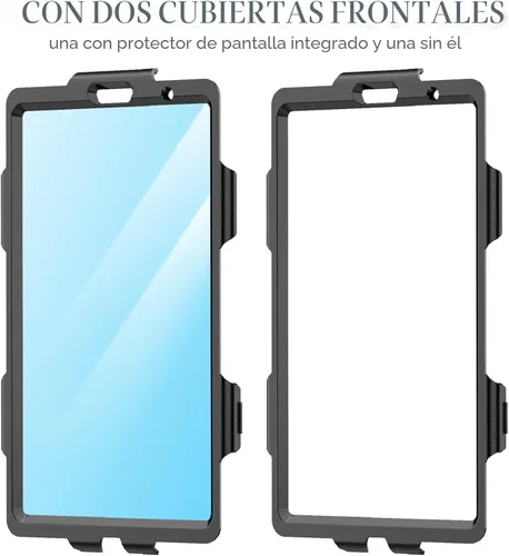 Vista 8 de SEYMAC stock Funda para iPad de 9ª/8ª/7ª generación de 10.2", a prueba de golpes con protector de pantalla, soporte para lápiz