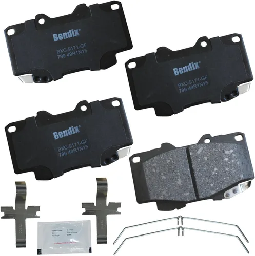 Vista 327 de Bendix Pastillas de freno delanteras de cerámica Priority1 CFC465AK2 para Acura EL 2005-1997, Honda Civic 2011-1996, Insight 2014-2010