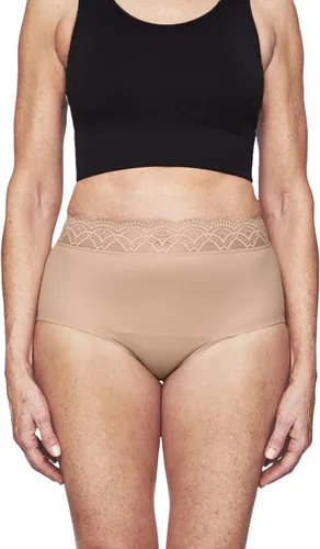 Vista 4 de Thinx For All Leaks Ropa interior de cintura alta, con capacidad de hasta 100 ml o 6 cucharadas o 1/4 de taza de líquido*, ropa
