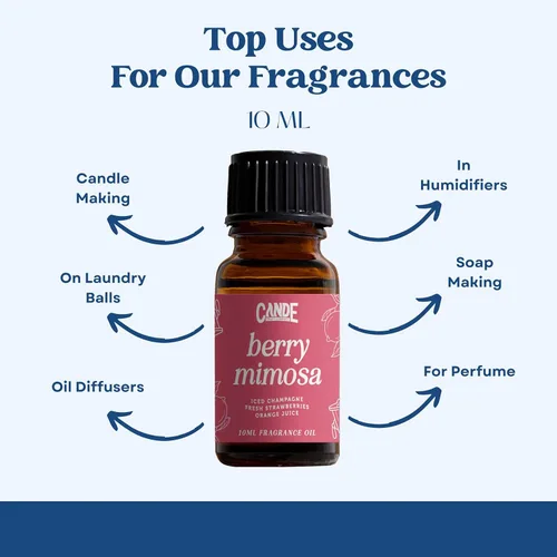 Vista 6 de CANDECraftCo Aceite de Fragancia Premium – Aceites de Difusor Fragancias Perfumadas para el Hogar, Suministros para Hacer Velas y Jabón, Mezclas