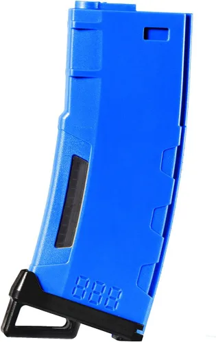 Vista 12 de Lancer Tactical Airsoft M4 M16 Series Polímero 130 Capacidad Redonda Ventana Transparente Alta Velocidad MidCap Airsoft Magazine
