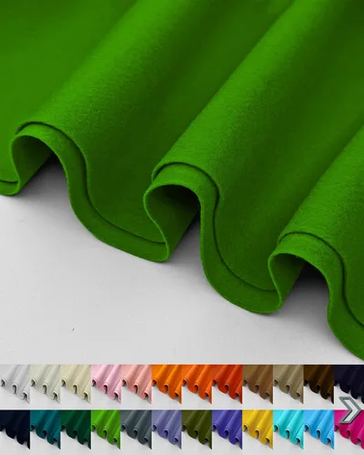 Vista 8 de Tela de tapicería de fieltro acrílico 34 Aqua por The Yard