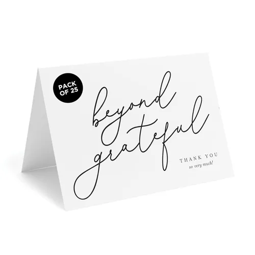 Vista 9 de Bliss Collections Tarjetas de agradecimiento con sobres, tarjetas de agradecimiento para todas las ocasiones para bodas, despedidas de soltera, baby