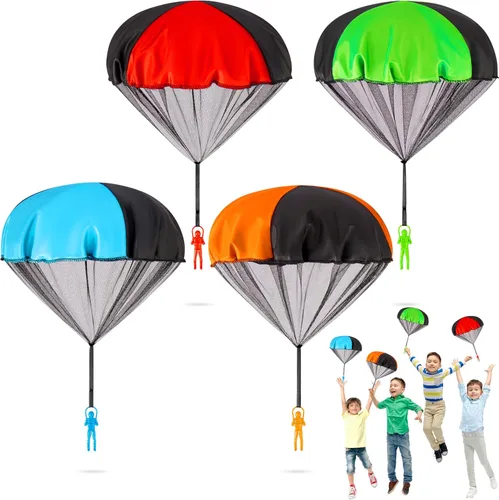 Yeeeasy Juguetes de paracaídas sin enredos para niños, juego de vuelo al