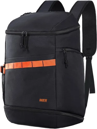 MIER Mochila de baloncesto con compartimento para zapatos y portabalones. Gran mochila para equipo deportivo, para hombres y mujeres, para gimnasio,