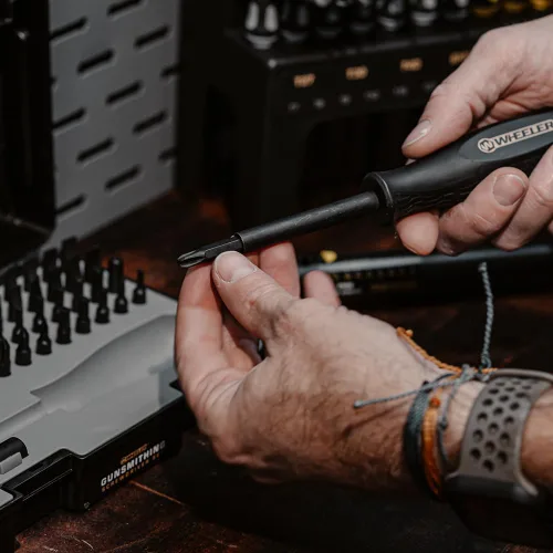 Vista 6 de Wheeler 43-Piece Professional Gunsmithing Screwdriver Set with Magnetic Screwdriver Handle and Storage Case for Gunsmithing