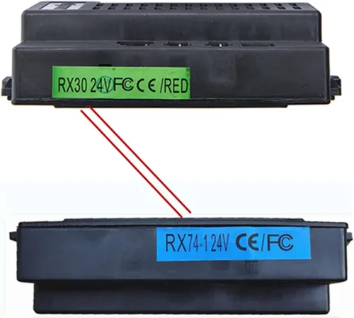 Vista 4 de weelye RX30 24V Niños Powered Ride on Car 2.4G Bluetooth Control remoto y receptor Kit controlador caja de control Accesorios para niños eléctrico