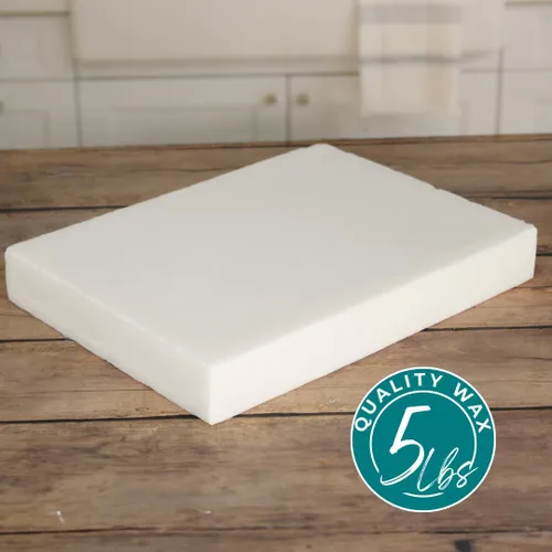 Vista 2 de Direct Candle Supply Losa derretida de 5 libras, cera de soja para hacer velas, cera de soja para derretimientos, cera de fabricación de velas a