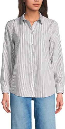 Vista 25 de Lands' End - Camisa de manga larga de cordón Pinwale para mujer