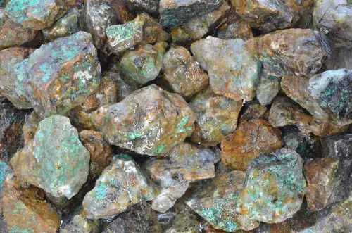 Vista 14 de Fantasia Materiales: 1 lb Amazonita Piedras en bruto de Madagascar