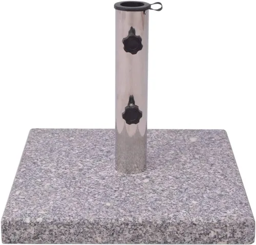 Vista 2 de vidaXL Base cuadrada para sombrilla de 15.7 x 15.7 pulgadas, soporte para sombrilla de playa y jardín