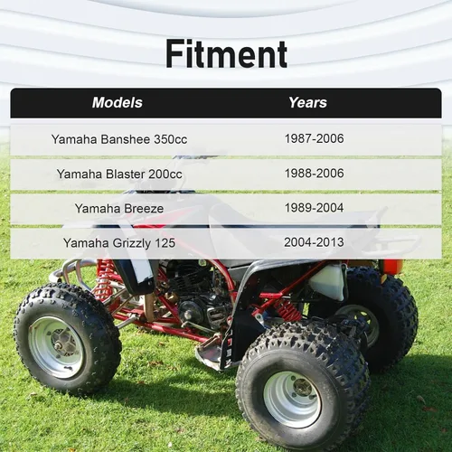 Vista 5 de 2 tuercas de eje trasero para Banshee 350cc Blaster 200cc 1988-2006, Breeze 1989-2004, Grizzly 125 2004-2013 Reemplazar #: 90170-33011