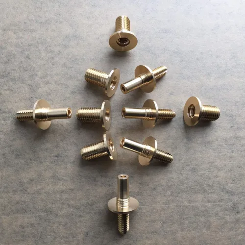 Vista 3 de Male-Lock Pool Snooker Cue Walking Cane Wood Stick Vacuum Quick Release Brass Joint Pin Connector