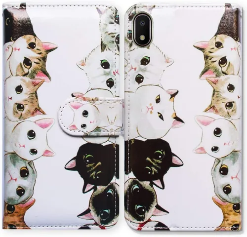 Vista 42 de Bcov Funda para Galaxy A10e, funda de cuero con tapa y ranura para tarjeta de crédito, soporte para tarjeta de identificación con función atril