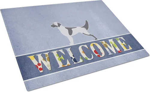 Vista 46 de Caroline's Treasures BB5552LCB Affenpinscher Tabla de cortar de vidrio de bienvenida grande decorativa de vidrio templado tabla de cortar y servir