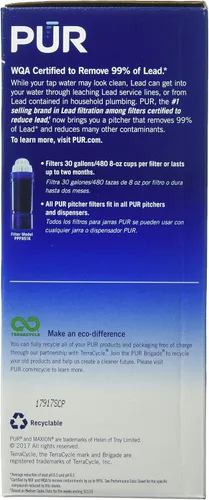 Vista 3 de PUR Filtro de repuesto para jarra MAXION, paquete de 4