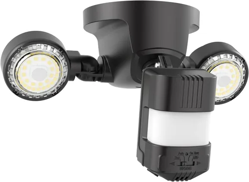 Vista 12 de SANSI 55W luces de exterior con sensor de movimiento 7000LM luces de seguridad LED súper brillantes, luz de inundación de 5000K de atardecer al