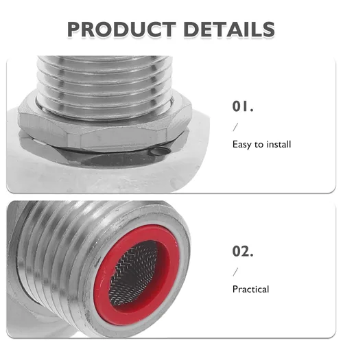 Vista 4 de Auto Water Level Control Float Valve - 1 Inch Top Inlet Stainless Steel Auto Shut Off, Water Level Control Valve for Livestock Trough, Aquarium, Pool