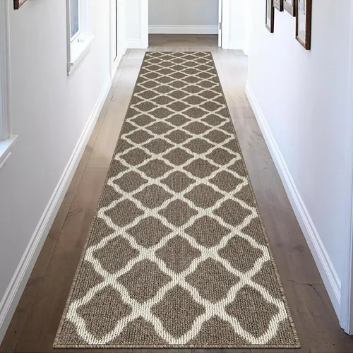 Vista 31 de SHACOS Alfombras de pasillo de entrada de 2 x 5 pies, alfombra lavable con parte trasera de goma antideslizante, alfombras de cocina atrapa suciedad