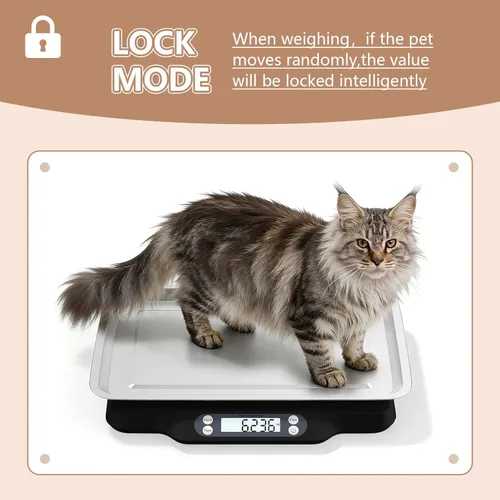 Vista 3 de Helsevesen Báscula digital de precisión para animales pequeños (66.1 lbs/0.07 oz; 66 libras/0.1 oz), báscula de cocina, báscula postal, báscula