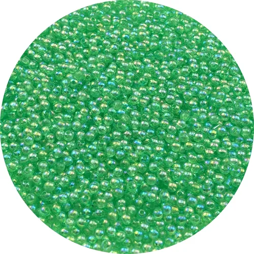 Vista 21 de 2000 cuentas redondas acrílicas de 0.157 pulgadas (0.157 in), cuentas espaciadoras de colores AB con agujero para bricolaje, pulseras, collares