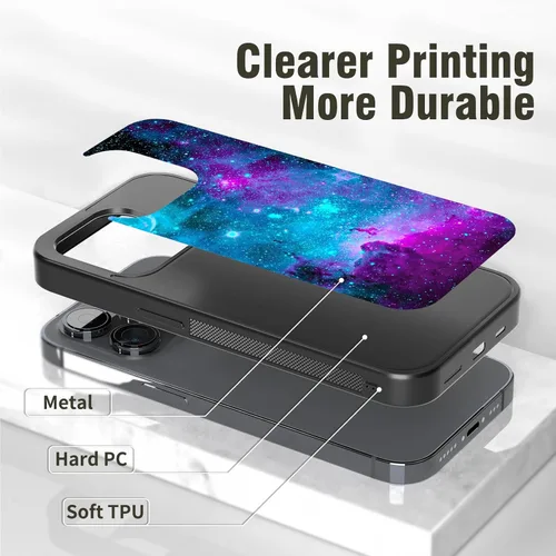 Vista 2 de Fundas de teléfono para Samsung Galaxy A02 A03 A10 A12 A13 A14 A15 A22 A25 A32 A42 A50 A51 A52 A53 A54 A71 4G 5G Nebula Space Funda de goma