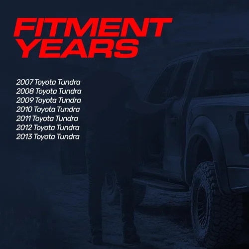 Vista 3 de Master Tailgaters Repuesto para Toyota Tundra (2007-2013) Mango negro para portón trasero con cámara de respaldo