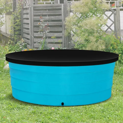 Vista 6 de Protector redondo de plástico Oxford para piscina de 6 pies, forro impermeable, 6 pies x 12 pulgadas
