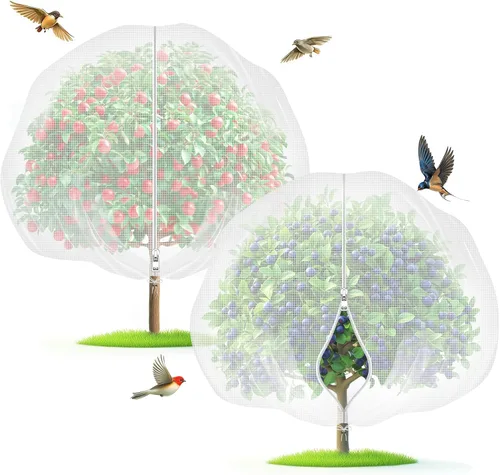 Vista 10 de Barrera de plagas de red de jardín: red ultrafina de 15 x 10 pies para protección de jardín, cubierta de hilera de cama elevada, mosquitera de malla