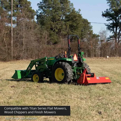 Vista 2 de Titan Attachments PTO Shaft, Shear Bolt Included, 1-3/8-In. x 6 Spline on Both Ends
