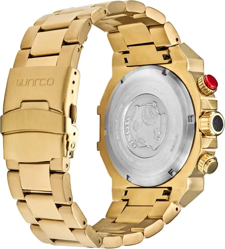 Vista 3 de MULCO Mens Watch Buzo Stainless Steel with Silicone Strap Quartz Chronograph Movement Premium Analog Display - Water Resistant