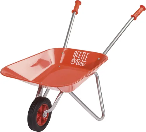 Toysmith Beetle & Bee, Carretilla para niños de 32 pulgadas, certificado FSC, para niños y niñas a partir de 3 años
