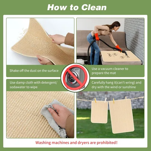 Vista 9 de FHTONGE 2 alfombrillas rascadoras de conejo de sisal para ropa de cama de jaula, almohadillas para rascar conejos, alfombrillas de conejo con base