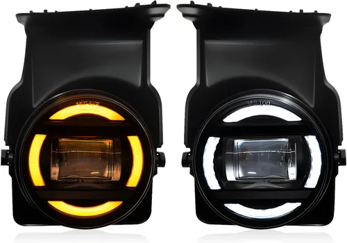 Vista 16 de Luces antiniebla compatibles con 2003 2004 2005 2006 GMC Sierra 1500 2500 3500, lámparas antiniebla de lente transparente izquierda+lado derecho