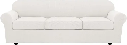 Vista 20 de H.VERSAILTEX Fundas de Sofá Elásticas para Cojines Fundas de Sofá para Muebles de Sala Fundas Protectoras