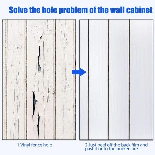 Vista 4 de Mudder Kit de reparación de revestimiento de vinilo de 6 x 8 pulgadas, parche de revestimiento de vinilo autoadhesivo de PVC, cinta de PVC, cubierta