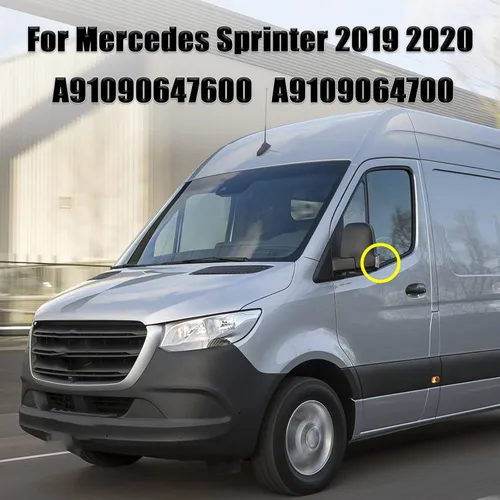 Vista 5 de Para Mercedes Sprinter 2019 2020 espejo retrovisor luz de señal de giro lámpara repetidor A9109064700 A9109064600 izquierda