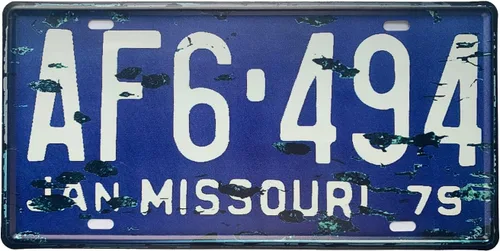 Vista 39 de Placa de matrícula de aluminio de Alabama, decoración de auto novedosa, placas de matrícula decorativas de 12"x6" para el frente del auto, placa