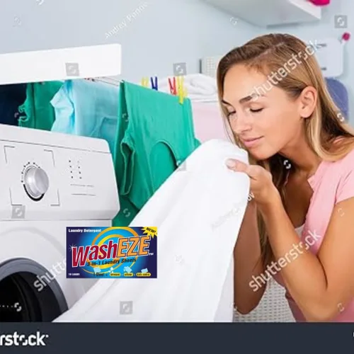 Vista 5 de WashEZE Hojas de detergente para ropa 3 en 1 – 20 cargas, detergente para jabón sin líquido, suavizante de telas y más – Detergente de lavandería