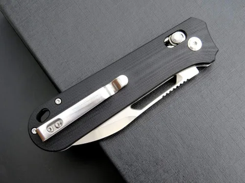 Vista 9 de Eafengrow EF963 Cuchillo plegable D2 Hoja de acero G10 Mango EDC Herramientas Cuchillos para trabajar al aire libre Camping (negro)