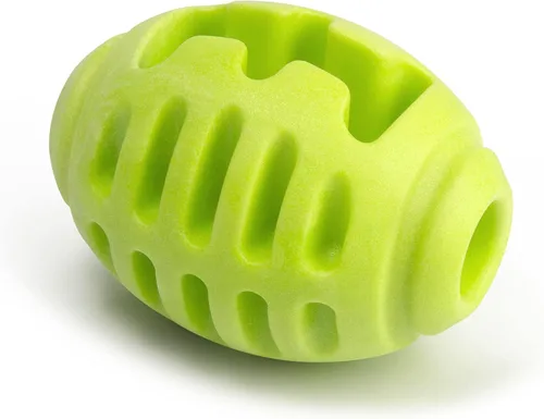 Juguete para mascotas con diseño de patas esponjosas juguete de goma de rugby para masticar y masticar huecos para perros tratamiento dental y