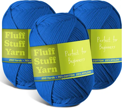 Vista 31 de Hilo suave para ganchillo - Hilo de ganchillo y tejer, hilo para principiantes con puntadas fáciles de ver, hilo Amigurumi de 250 yardas, hilo