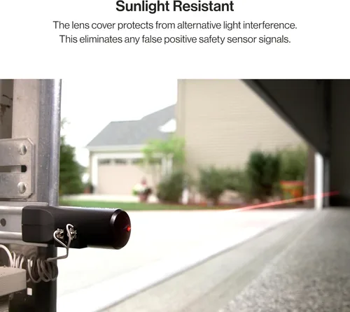 Vista 6 de Genie Safe-T-Beam, juego de haces de seguridad para puerta de garaje, kit de repuesto para abridores de puertas de garaje Genie