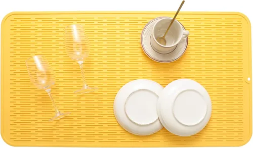 Vista 157 de MicoYang Alfombrilla de Silicona para Secar Platos de Múltiples Usos, Fácil de Limpiar, Ecológica, Alfombrilla de Silicona Resistente al Calor