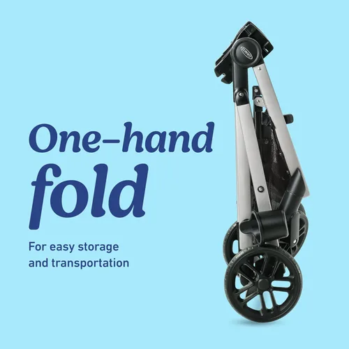 Vista 5 de Graco Modes Pramette Sistema de viaje, Combo modular de asiento de auto y carriola 3 en 1, Portabebés para asiento de auto infantil a carriola
