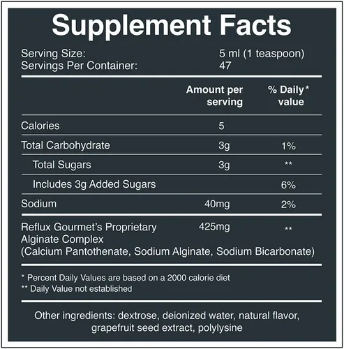 Vista 3 de REFLUX GOURMET - Tratamiento de alginato totalmente natural de rescate de chocolate con menta, reflujo ácido, ERGE, LPR, alivio de la acidez